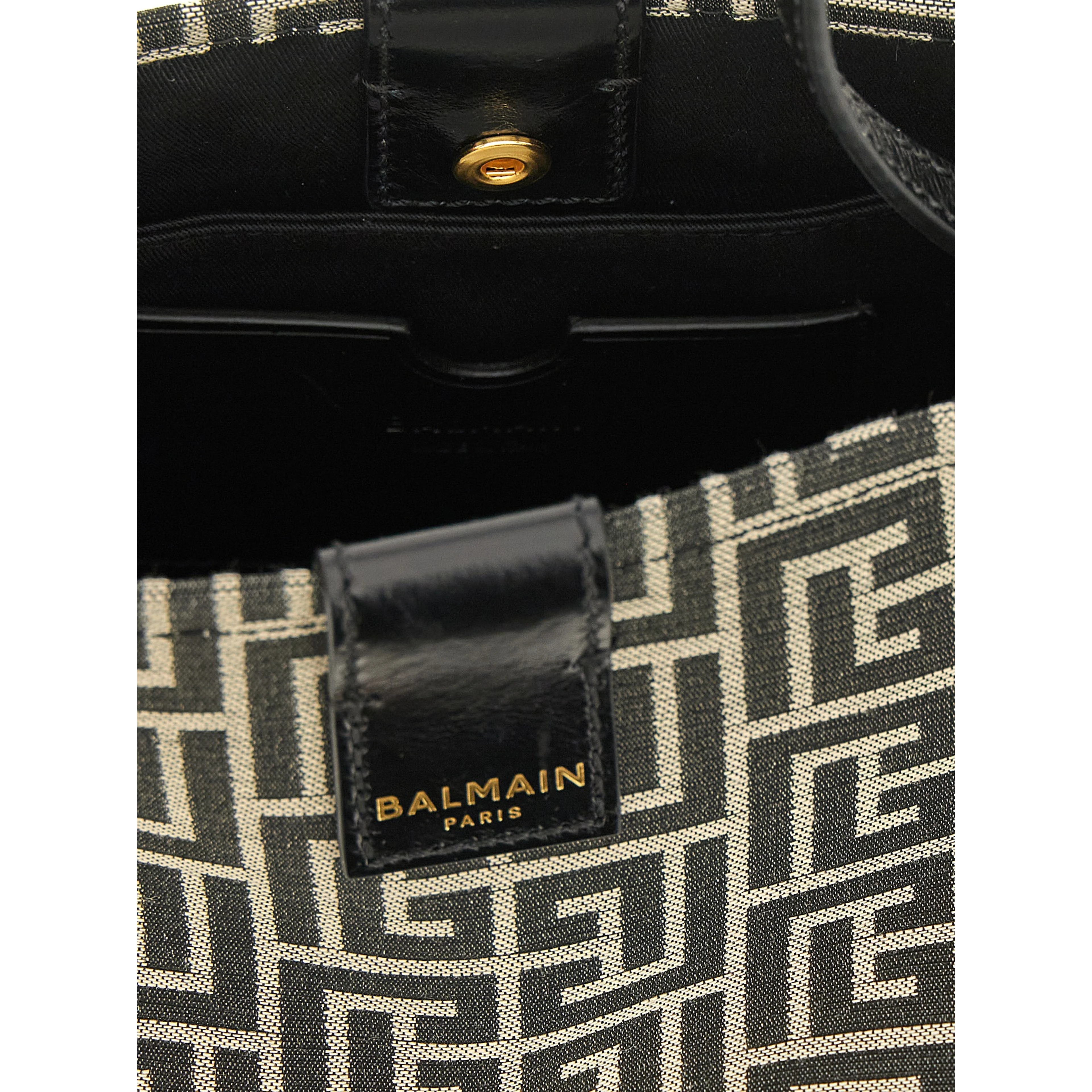 Bicolor Cotton Shoulder Bag