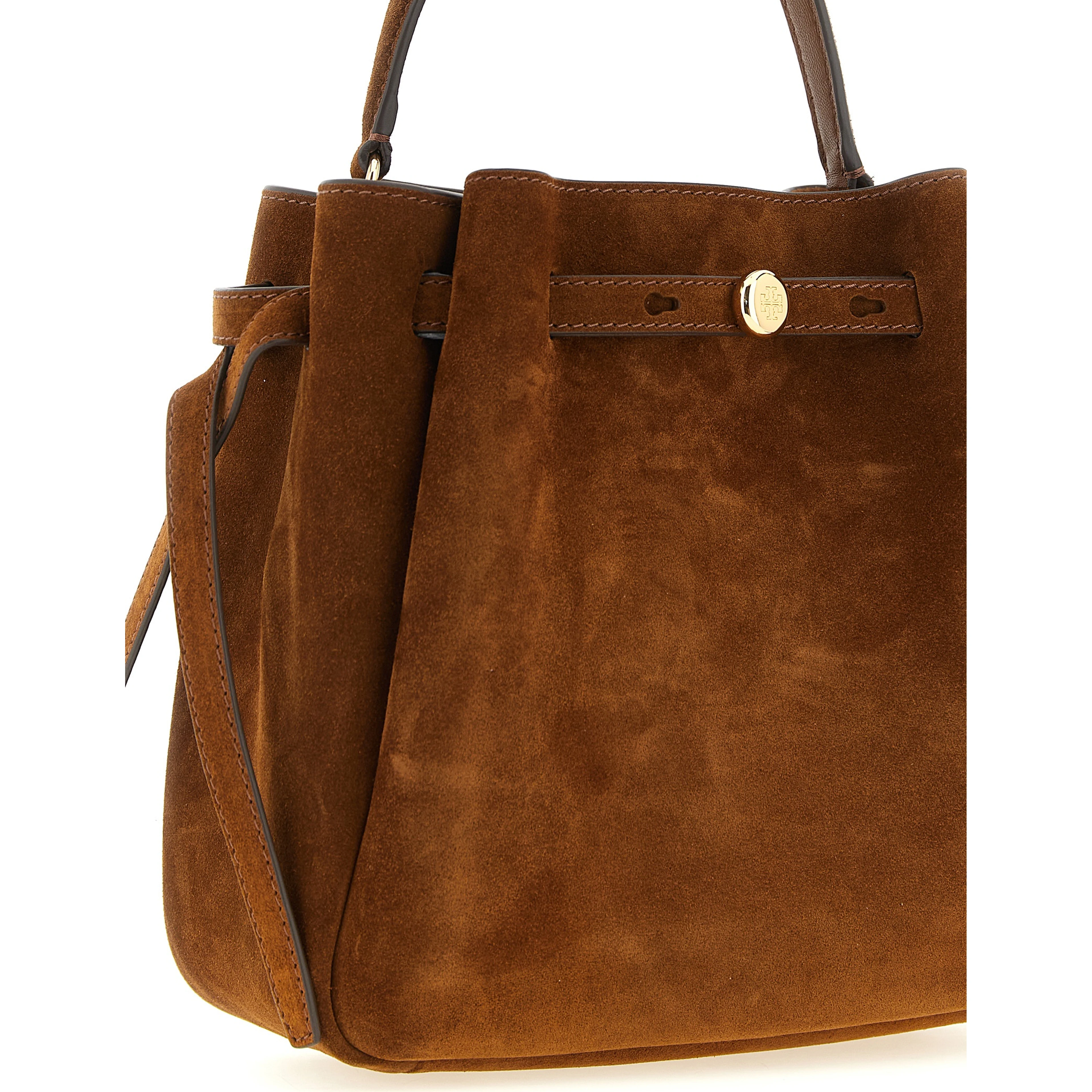 Brown Bovine Leather Crossbody Bag