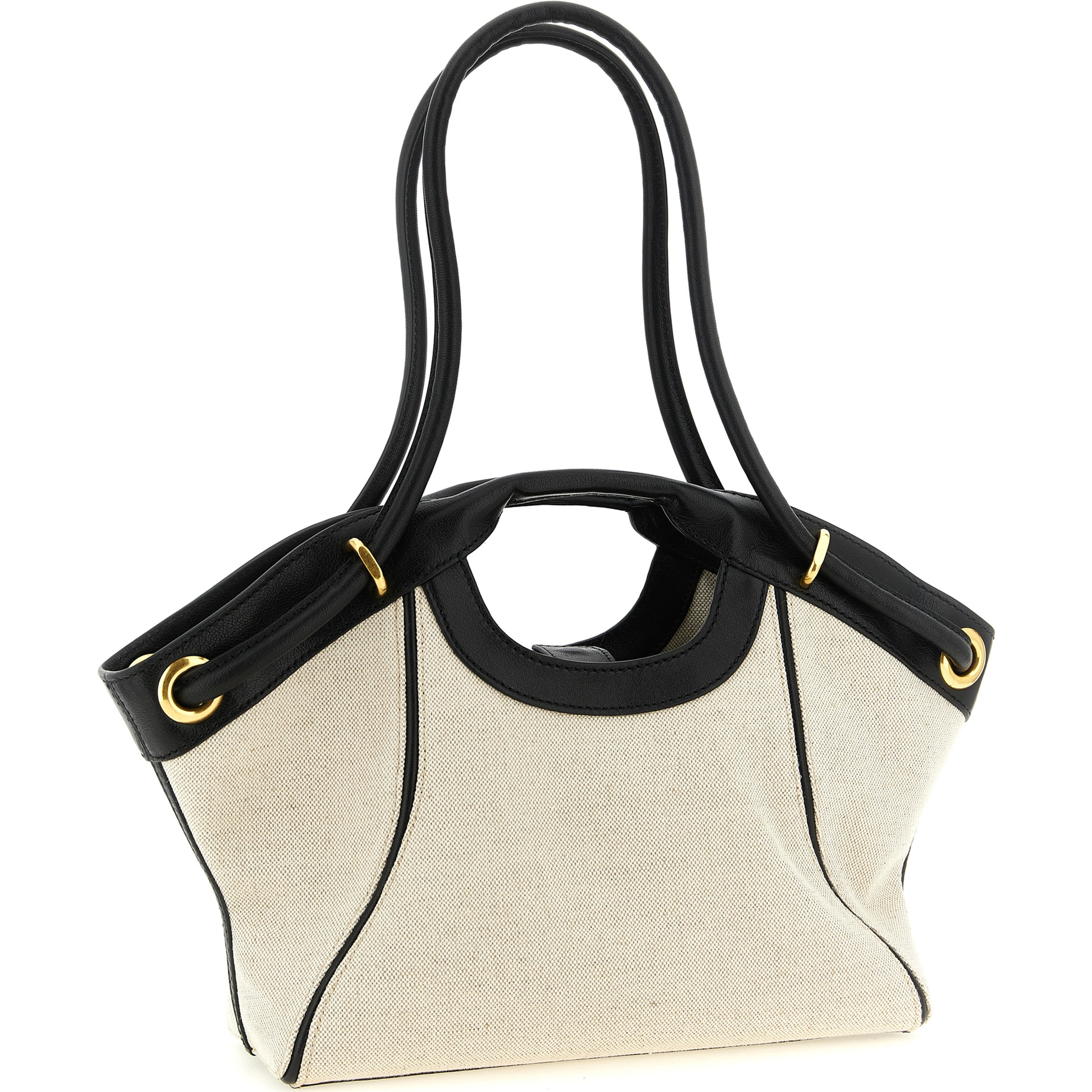 Bicolor Cotton Tote Bag