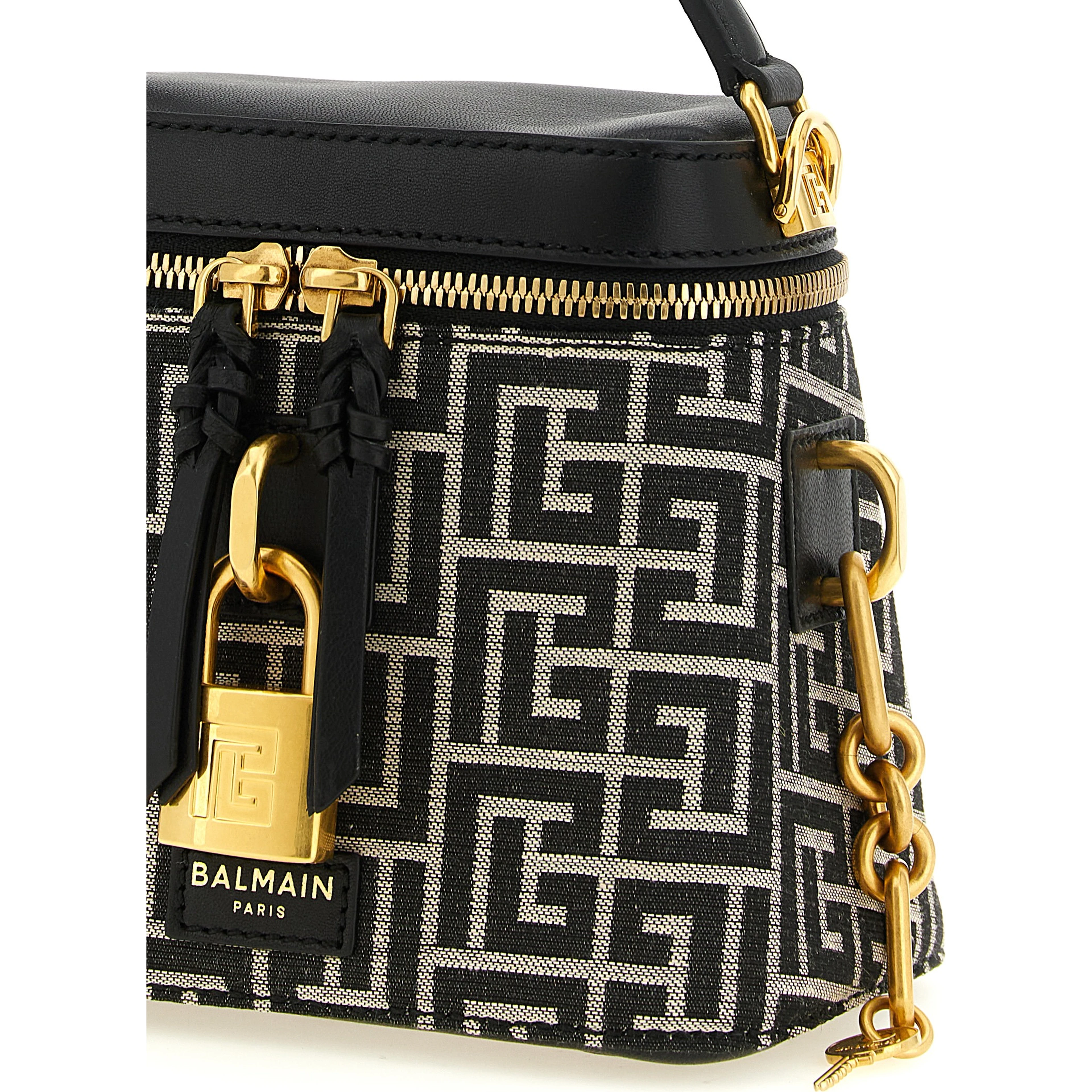 Bicolor Polyester Handbag