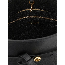 Black Cowhide Crossbody Bag