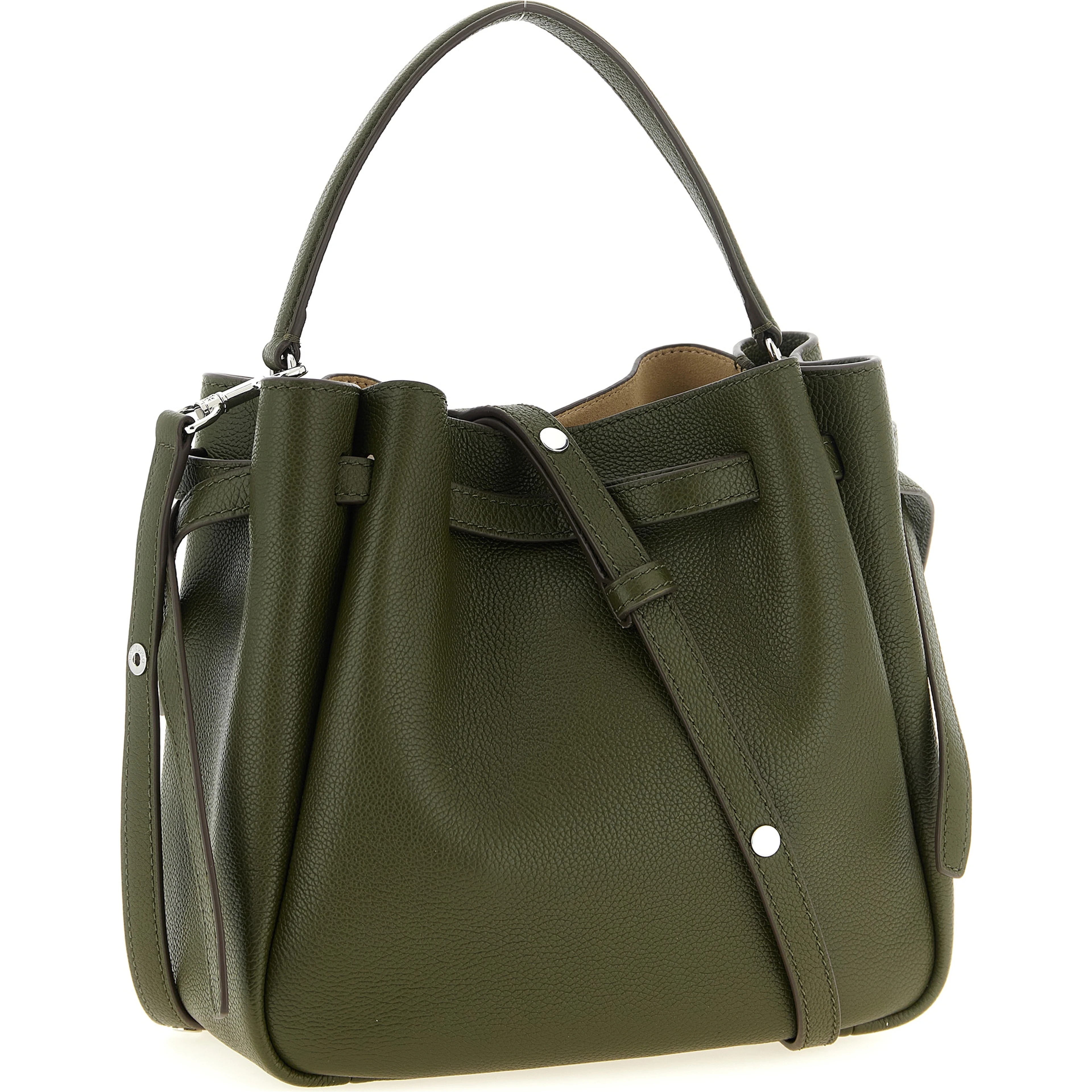 Bicolor Cowhide Crossbody Bag