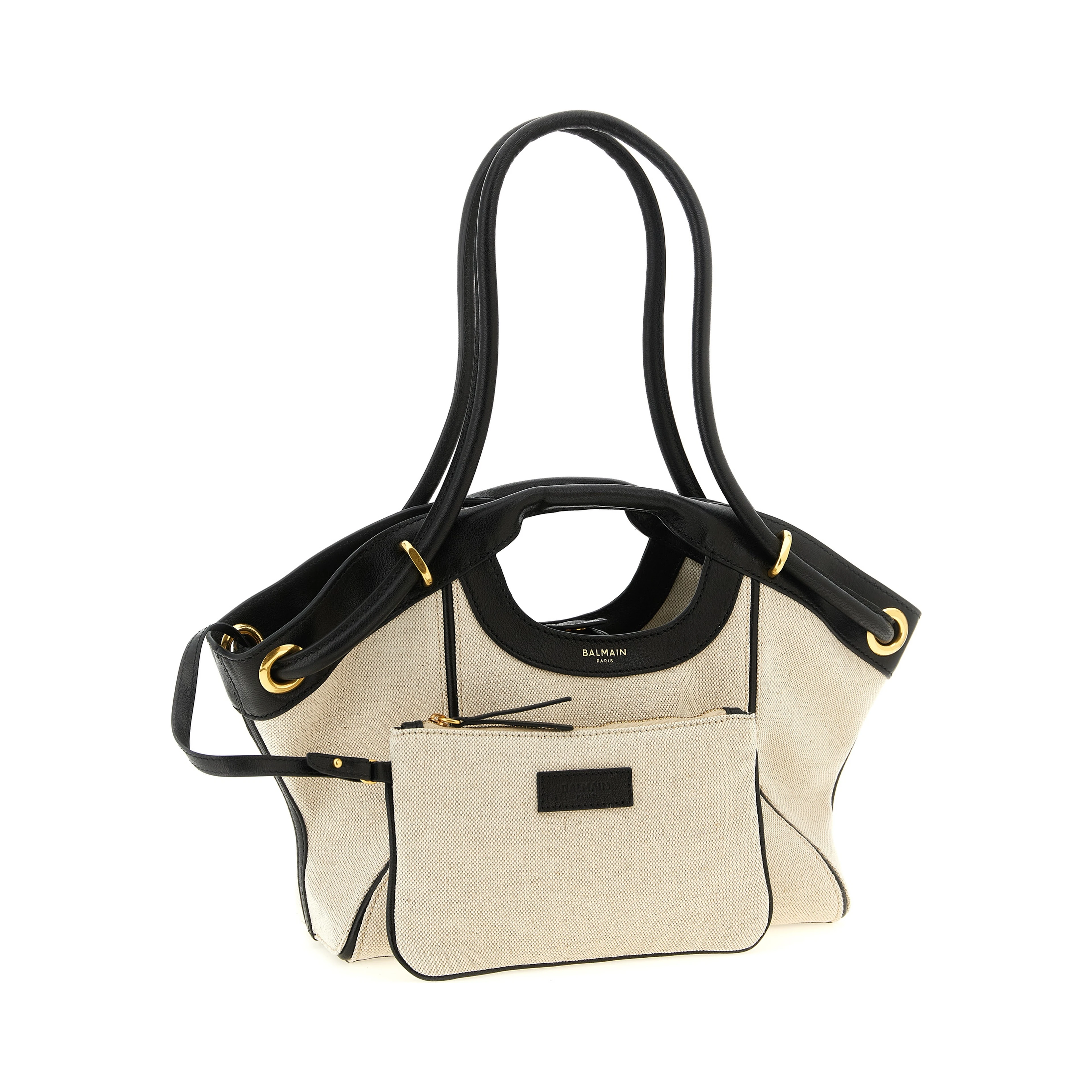 Bicolor Cotton Tote Bag