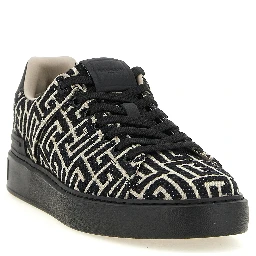 Bicolor Cotton Low Top Sneakers