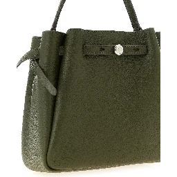 Bicolor Cowhide Crossbody Bag