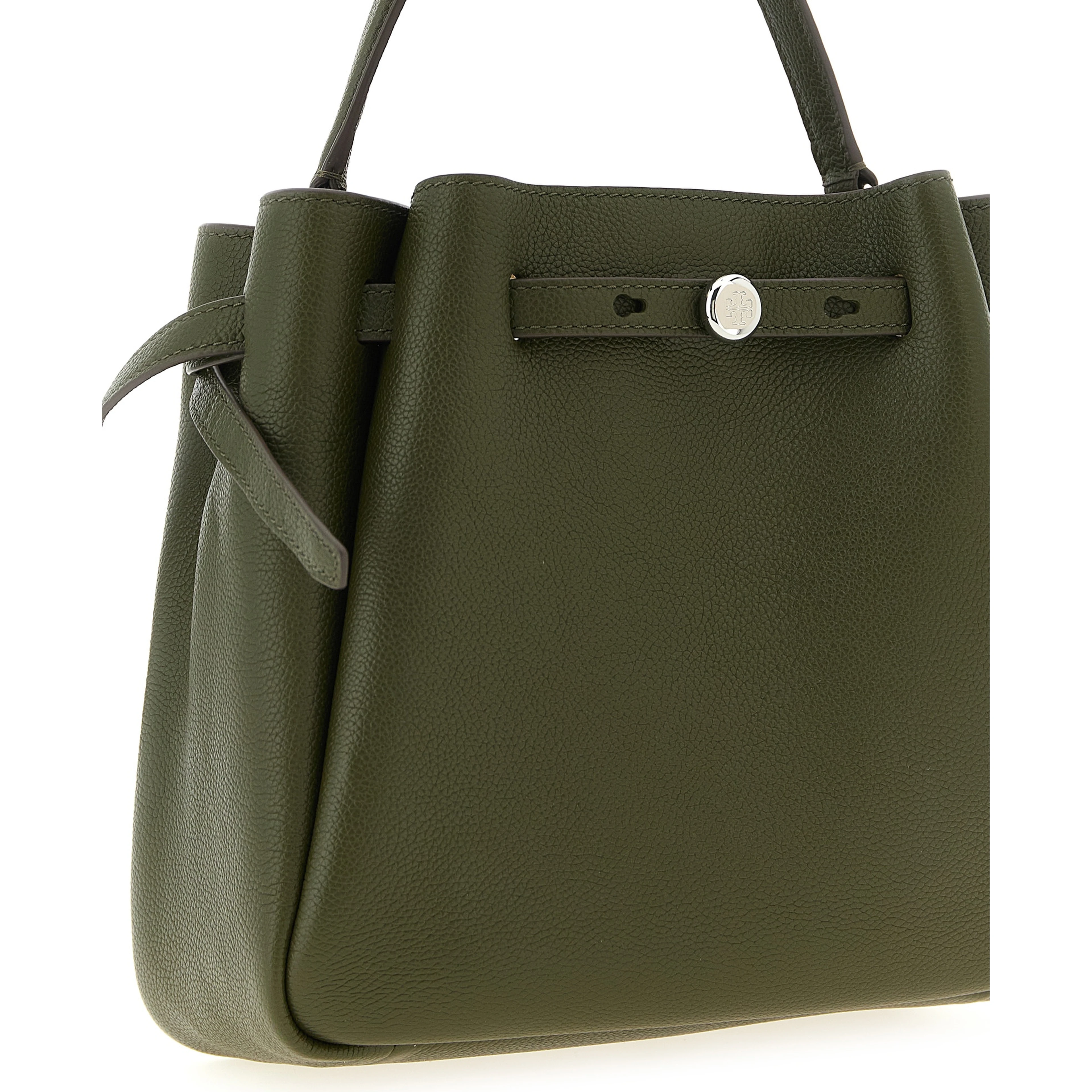 Bicolor Cowhide Crossbody Bag