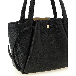 Black Cowhide Tote Bag