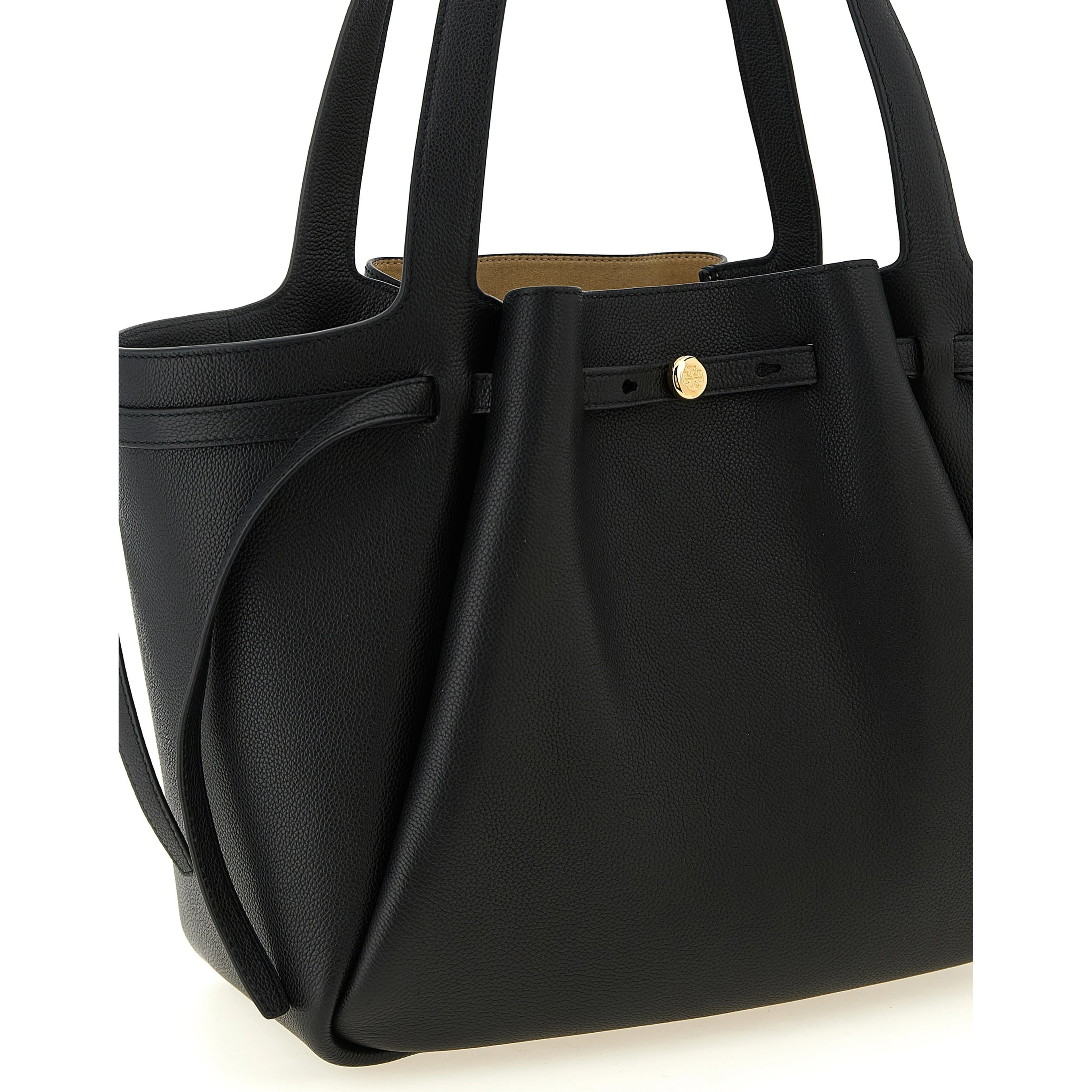 Black Cowhide Tote Bag