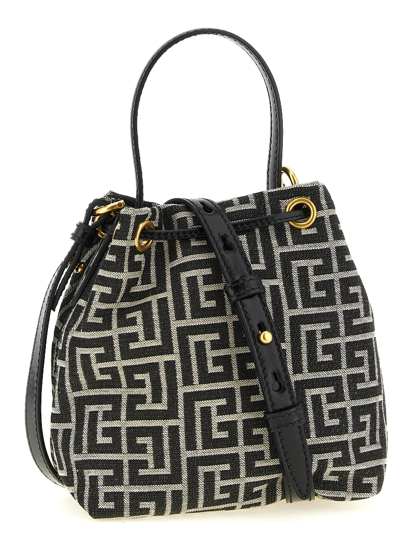 Bicolor Polyester Handbag