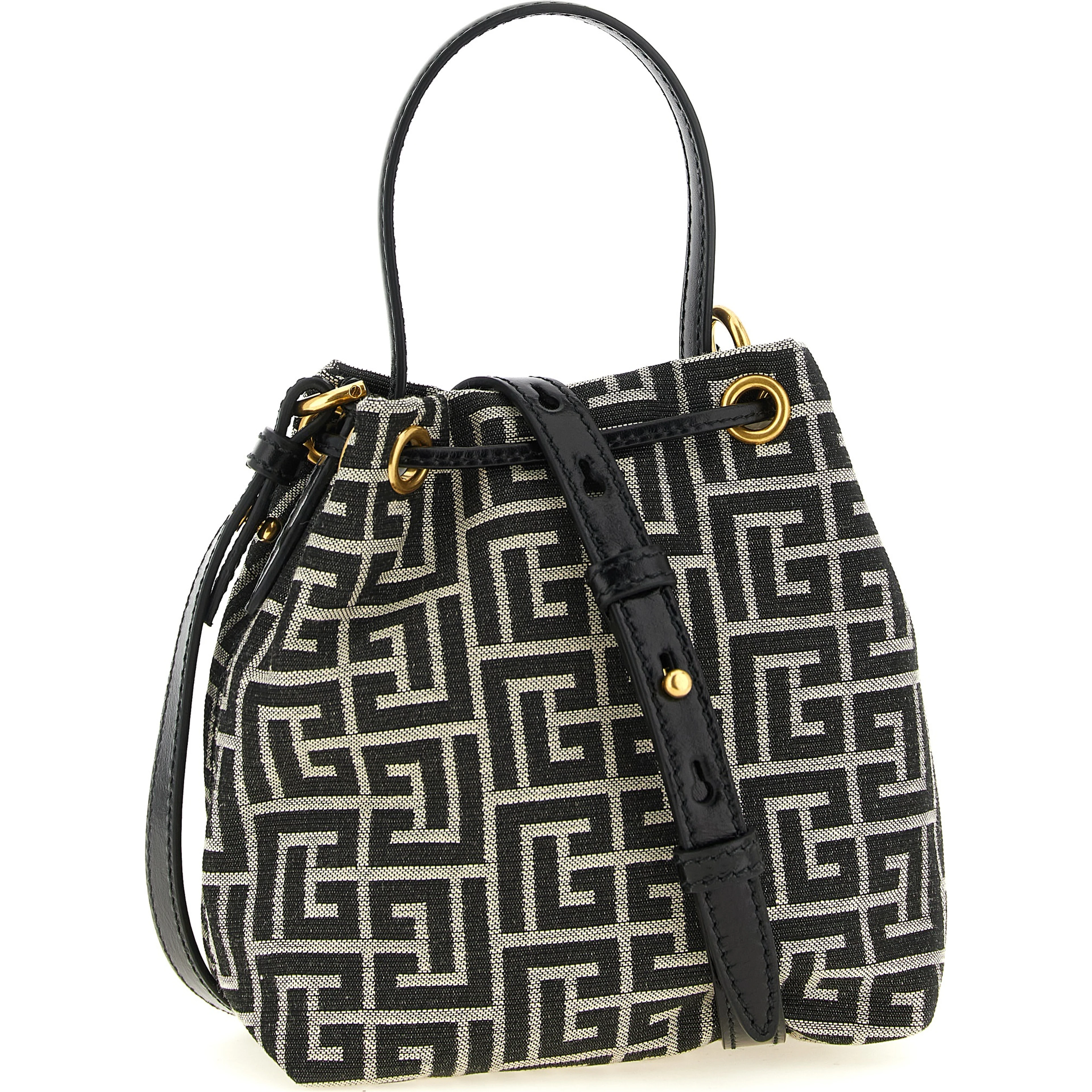 Bicolor Polyester Handbag