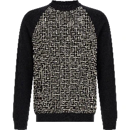 Bicolor Cotton Cardigan