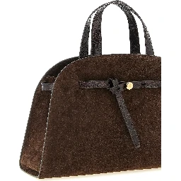 Brown Bovine Leather Crossbody Bag