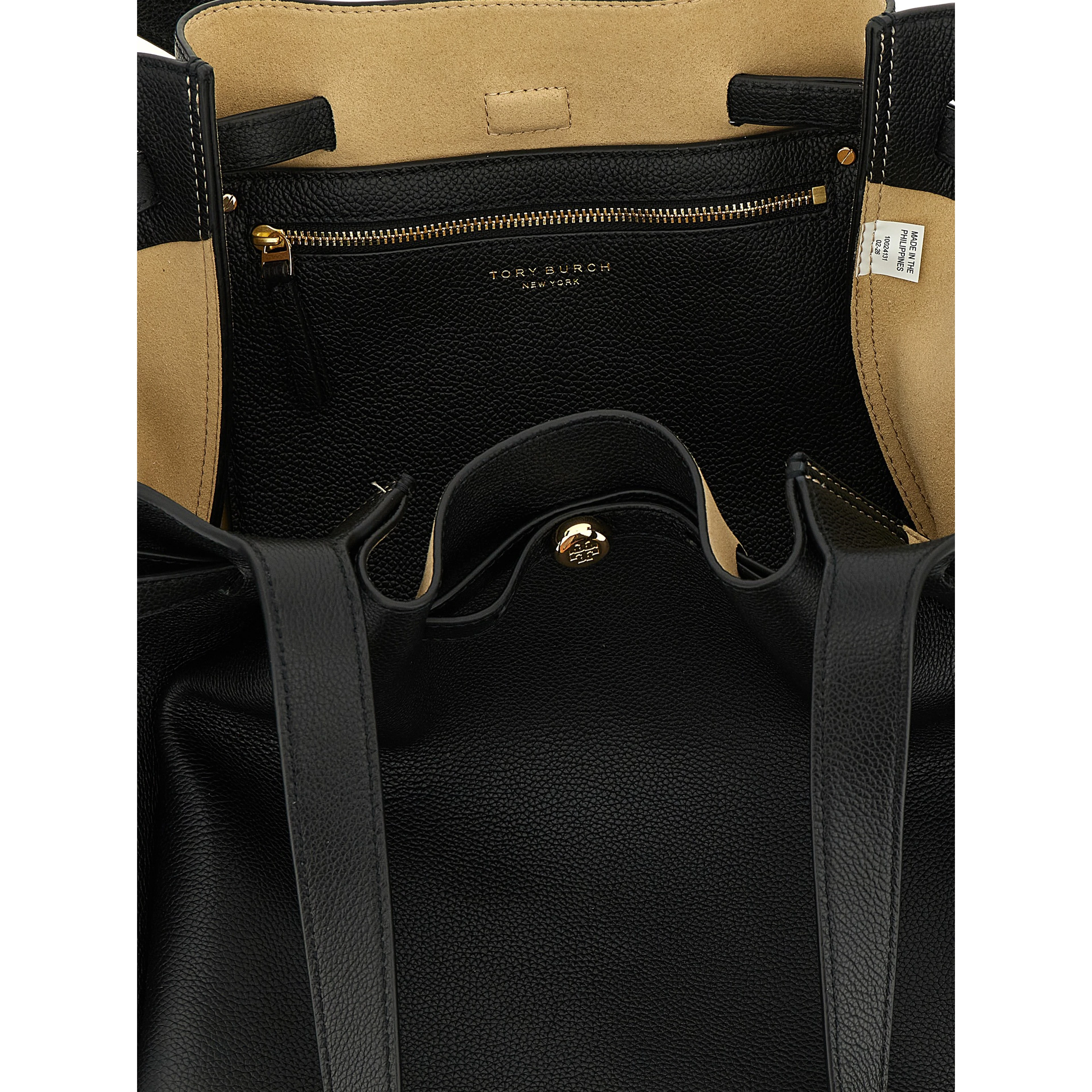 Black Cowhide Tote Bag