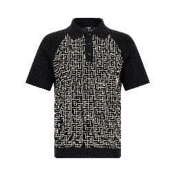 Bicolor Cotton Polo Shirt