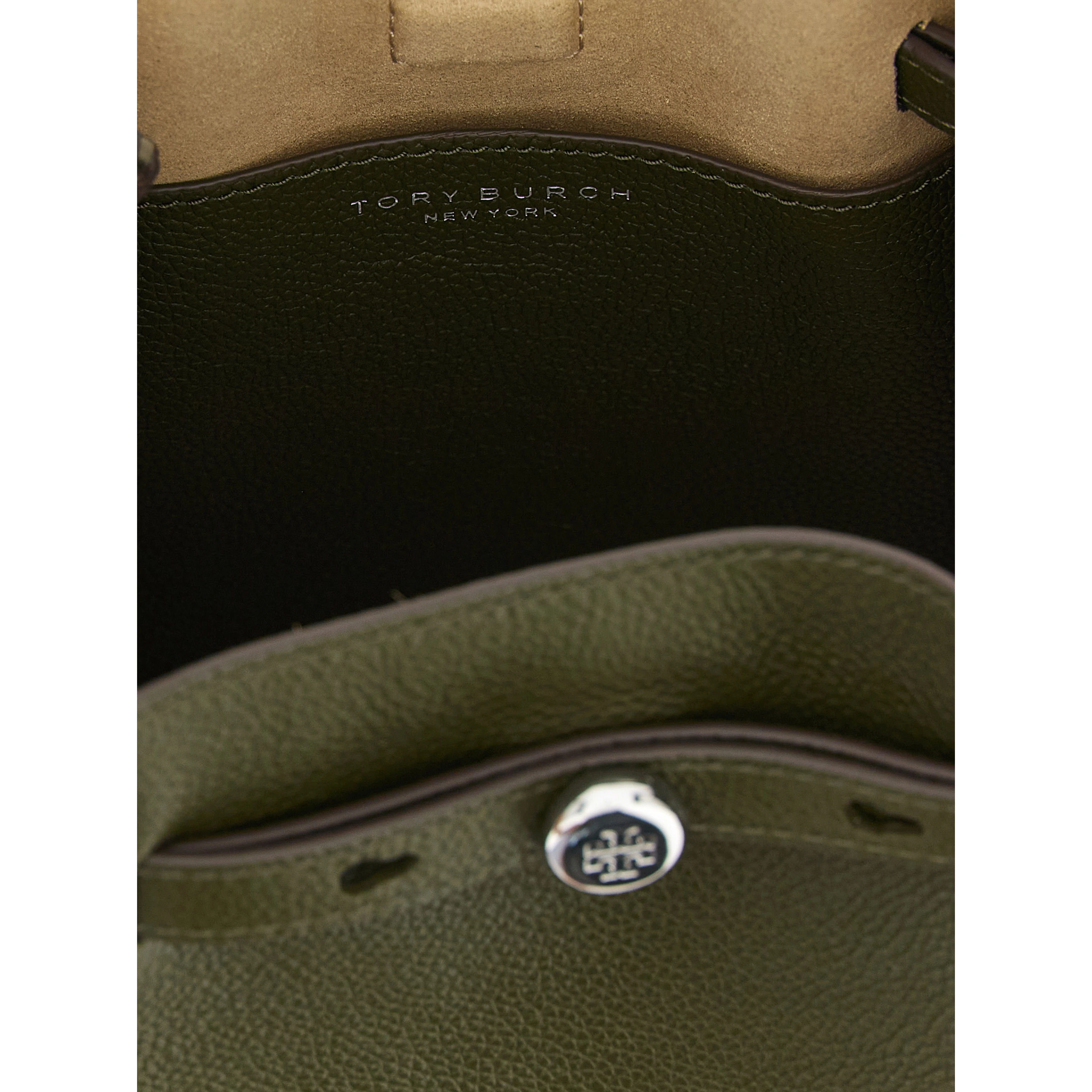 Bicolor Cowhide Crossbody Bag