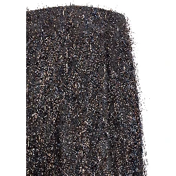 Blue Viscose Midi Skirt