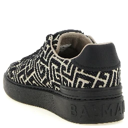 Bicolor Cotton Low Top Sneakers