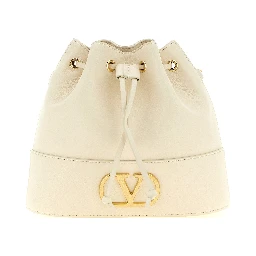 White Lamb Leather Crossbody Bag