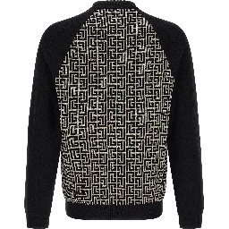 Bicolor Cotton Cardigan