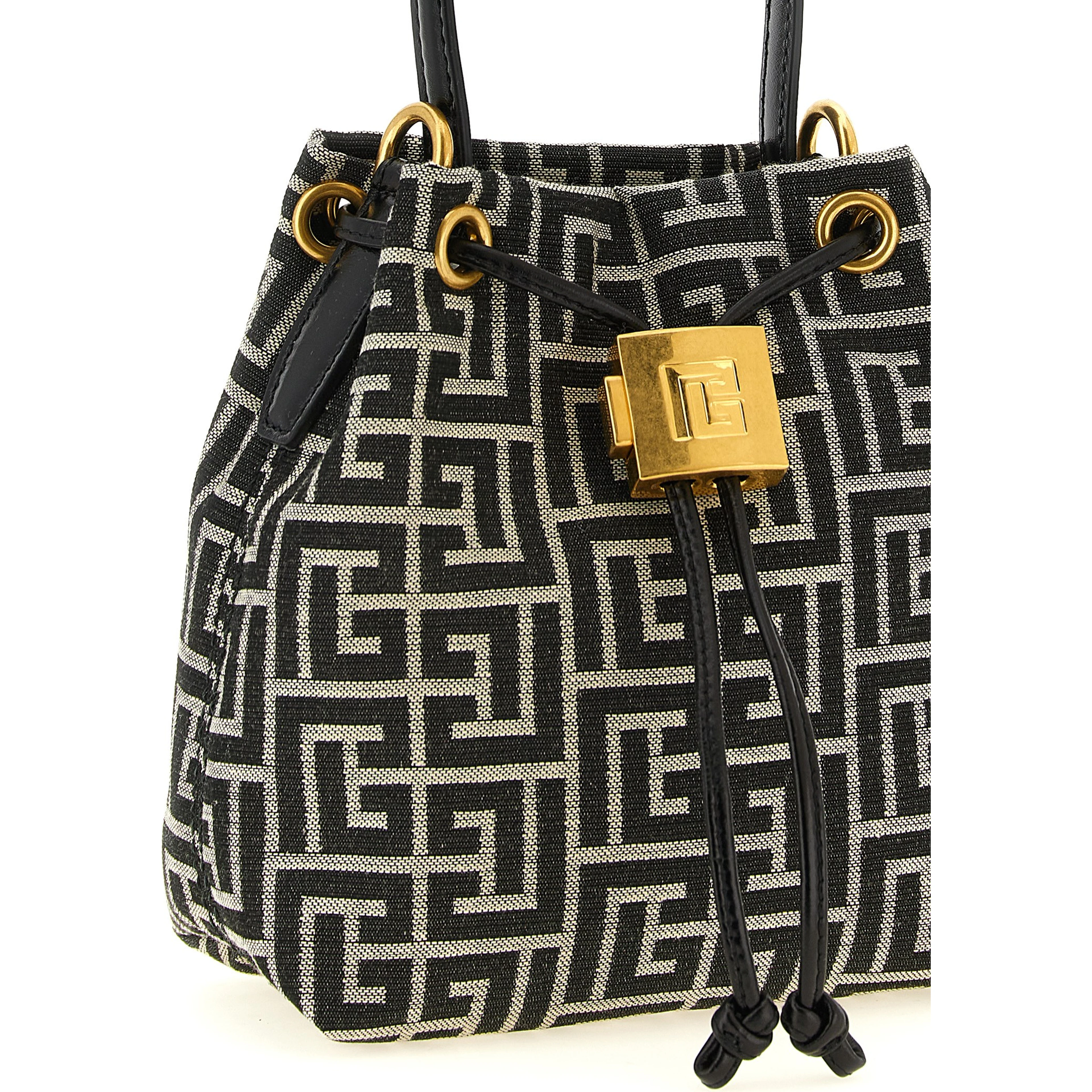 Bicolor Polyester Handbag