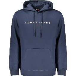 Blue Cotton Mens Sweatshirt