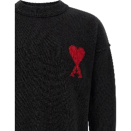 Black Wool Cardigan