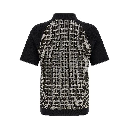 Bicolor Cotton Polo Shirt