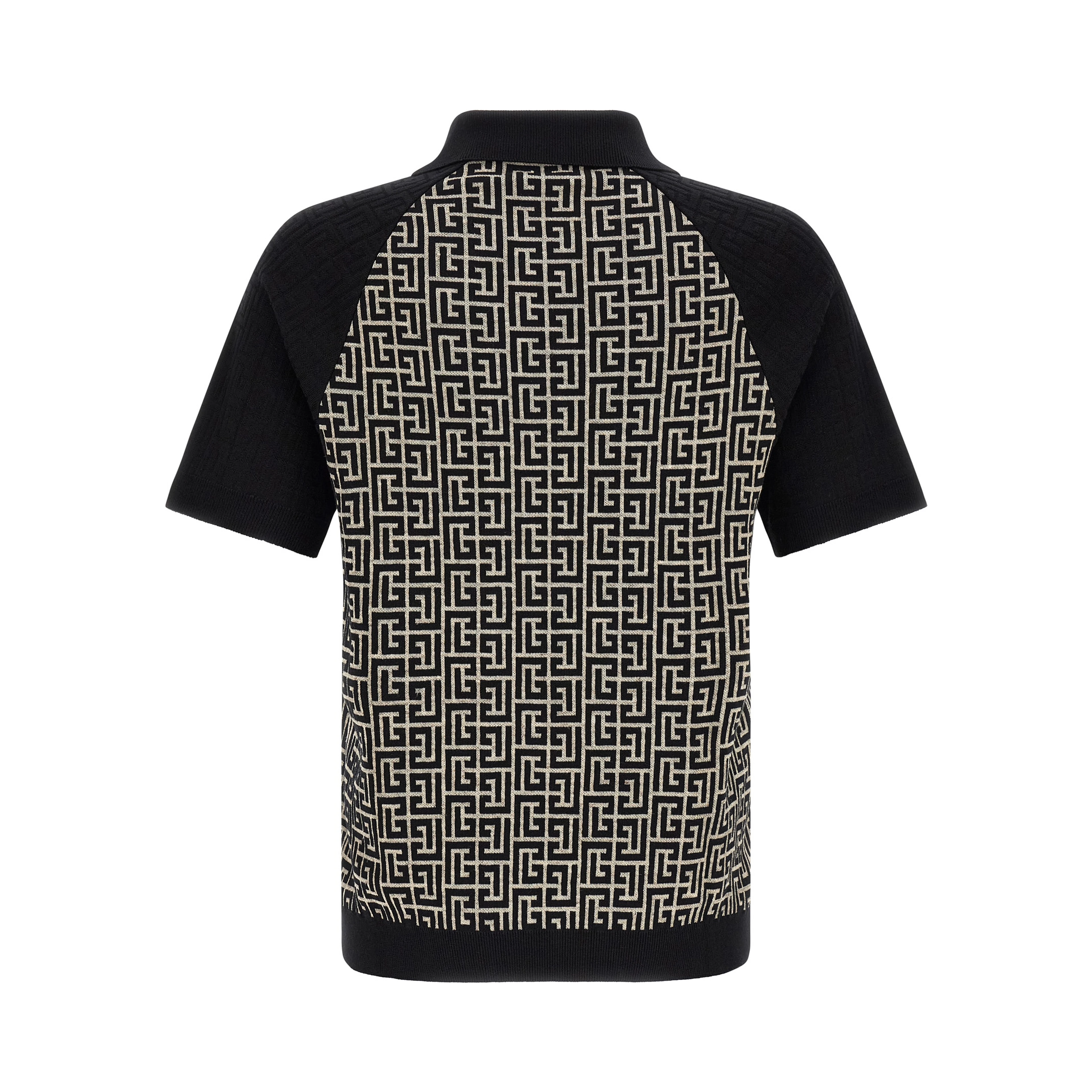 Bicolor Cotton Polo Shirt