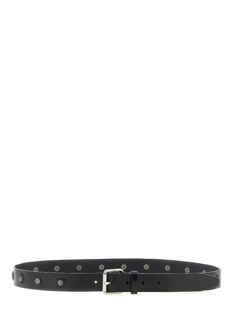 Black Calfskin Regular Belt
