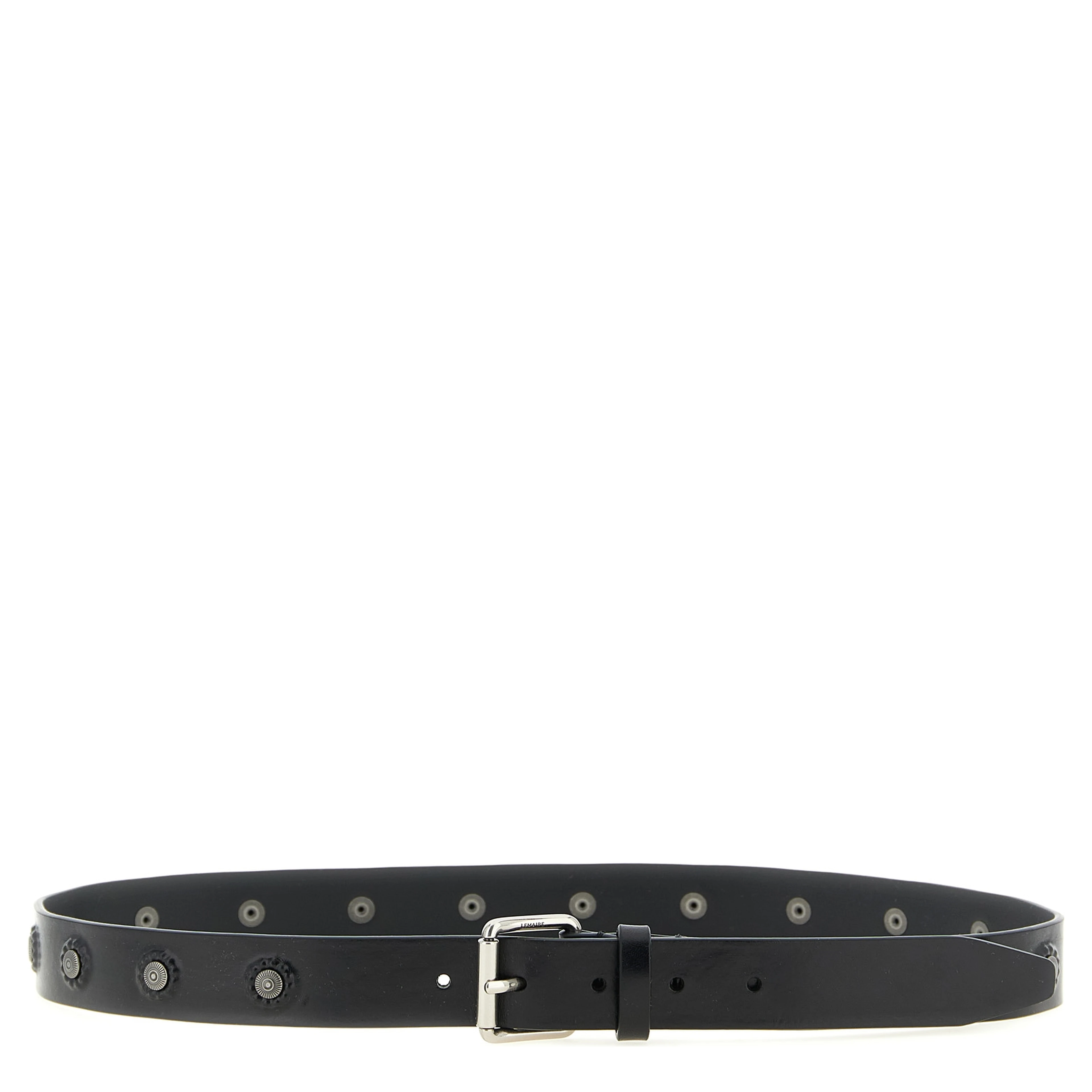 Black Calfskin Regular Belt