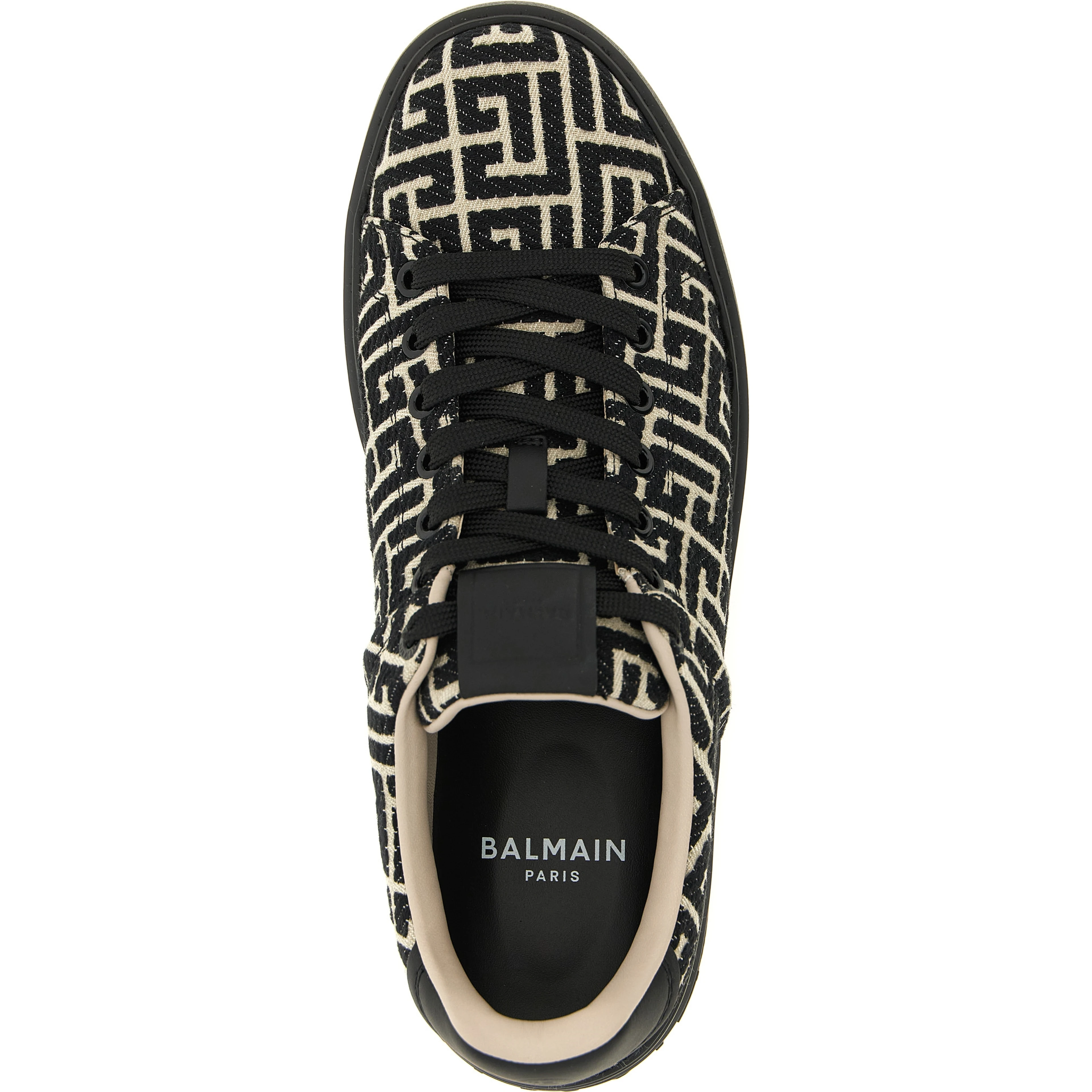 Bicolor Cotton Low Top Sneakers