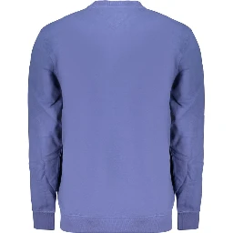 Blue Cotton Men's Sweatshirt