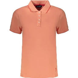 Pink Cotton Womens Polo