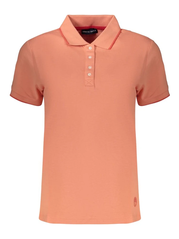 Pink Cotton Womens Polo
