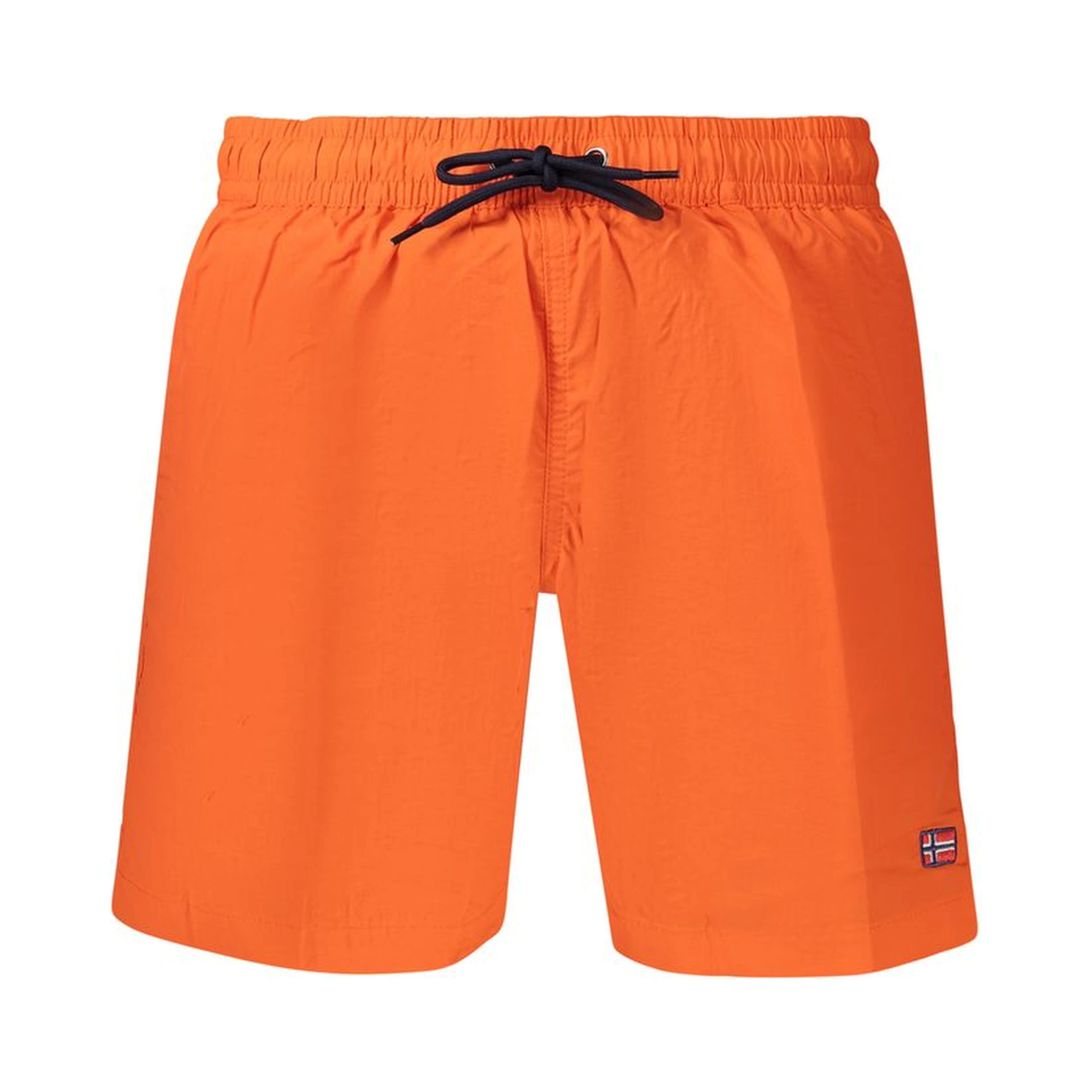 Orange Polyamide Men's Boxer
