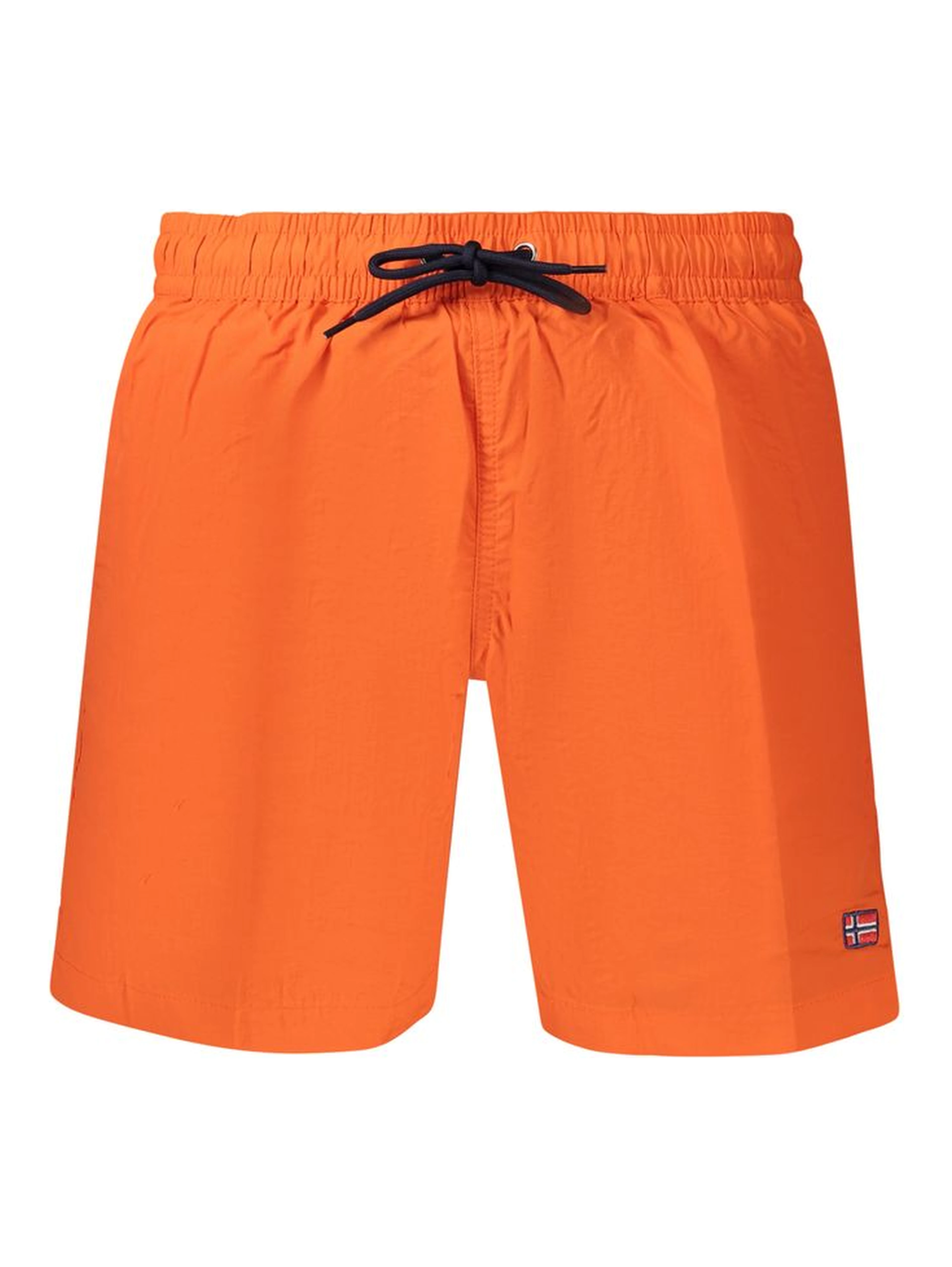 Orange Polyamide Men's Boxer
