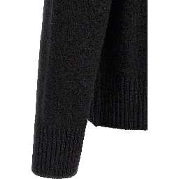 Black Wool Cardigan