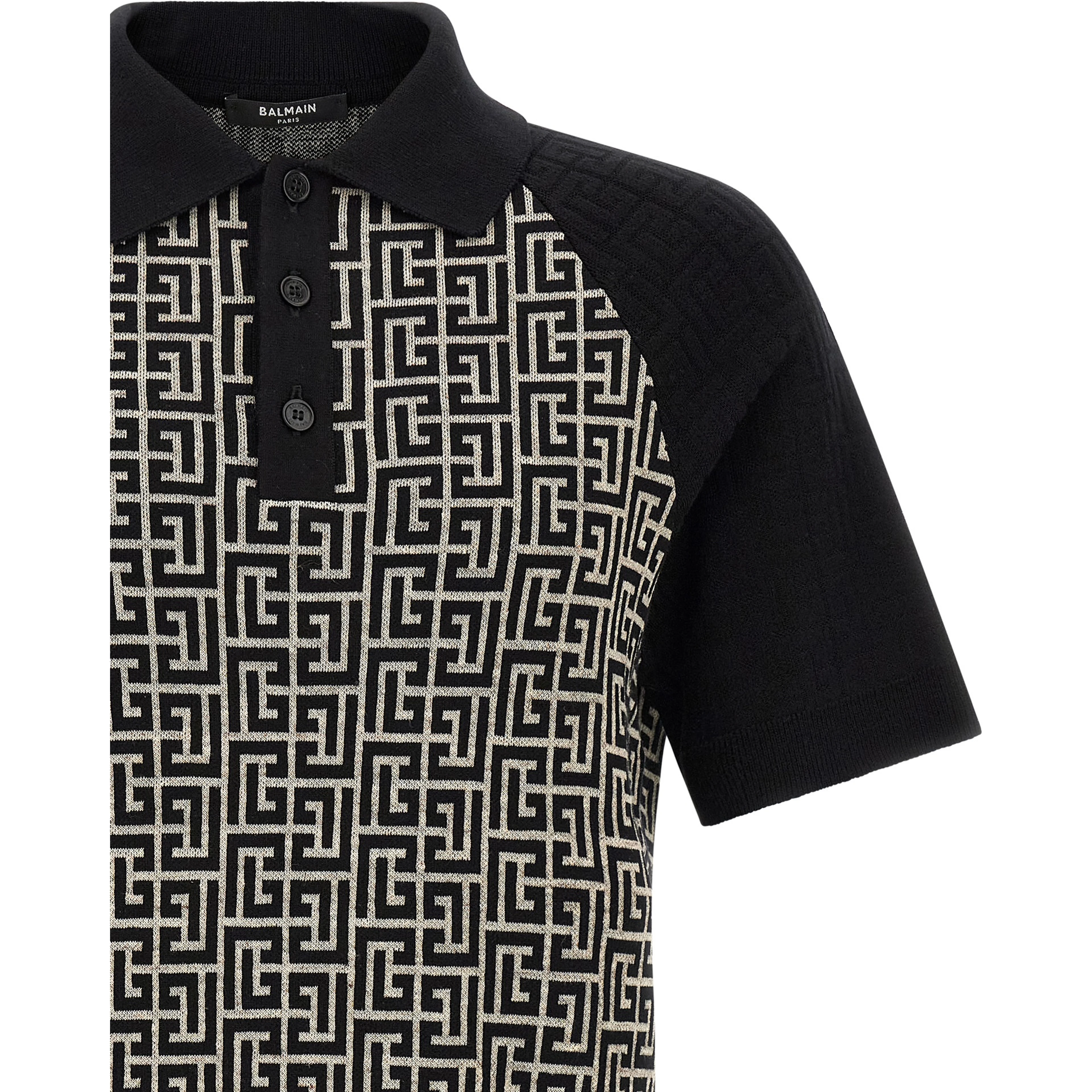 Bicolor Cotton Polo Shirt