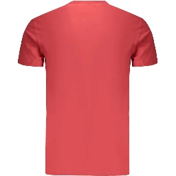 Red Cotton Men's T-Shirt