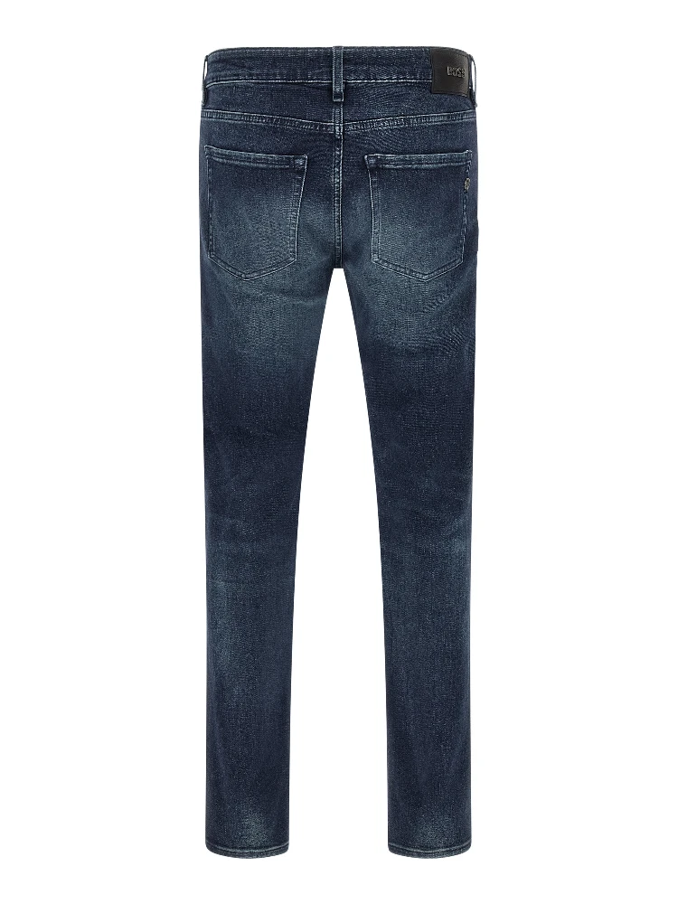 Blue Cotton Tapered Jeans alternative