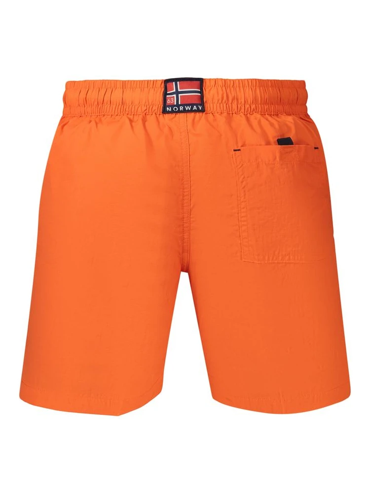 Orange Polyamide Men's Boxer alternative