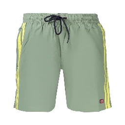 Green Poliammide Men's Swimwear