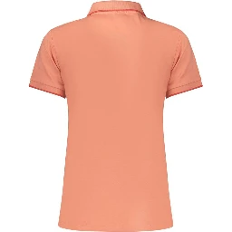 Pink Cotton Womens Polo