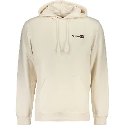 White Cotton Menswear Hoodie