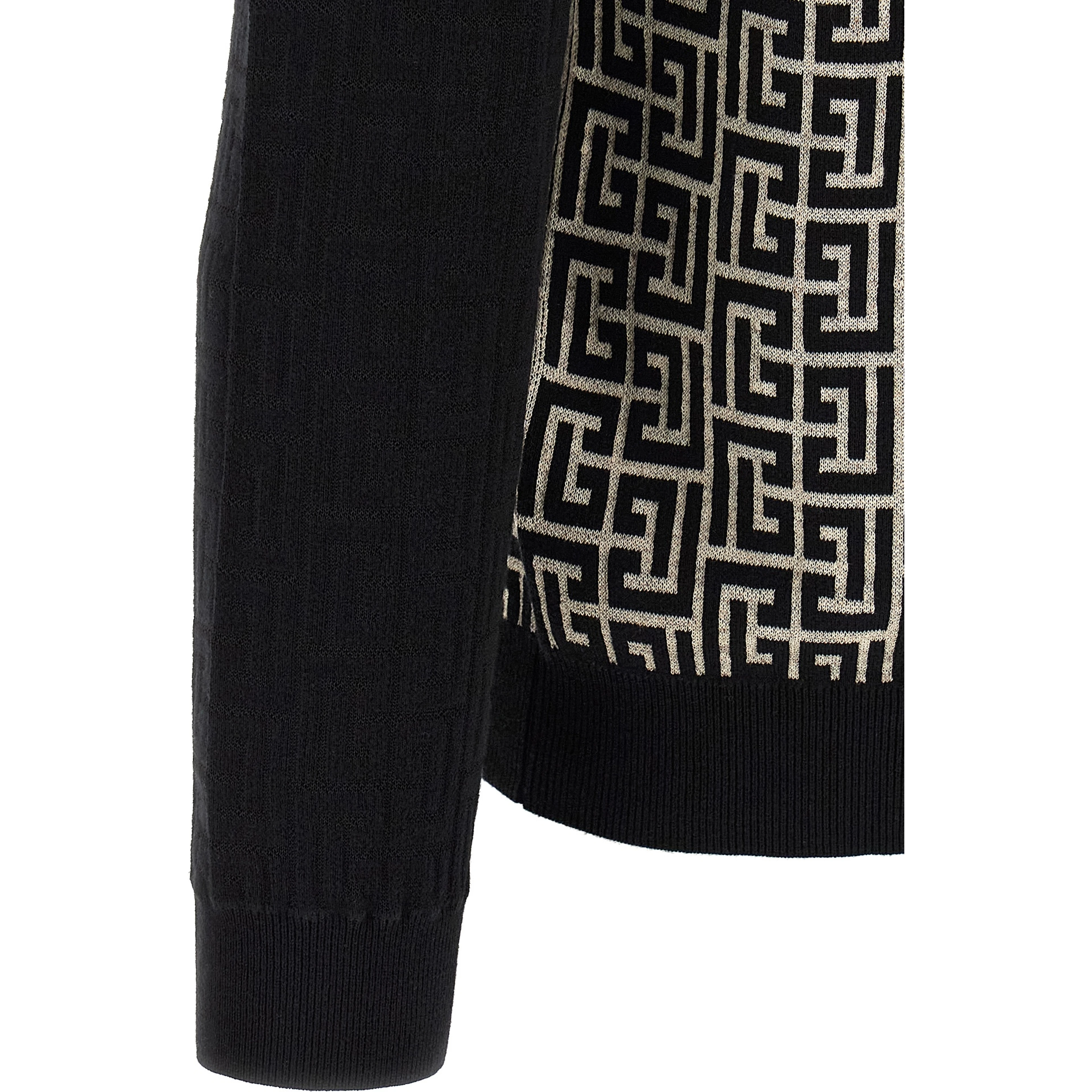 Bicolor Cotton Cardigan