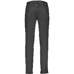 Black Cotton Men's Jeans