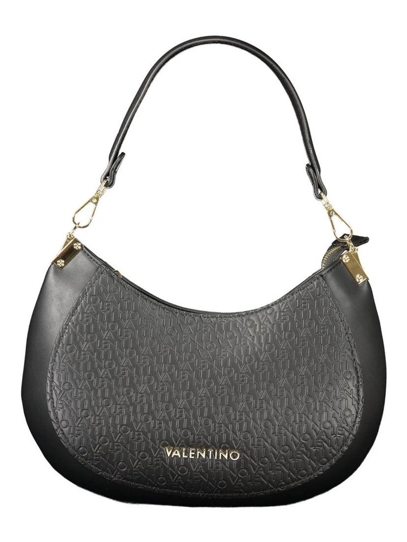 Black Polyurethane Women's Bag