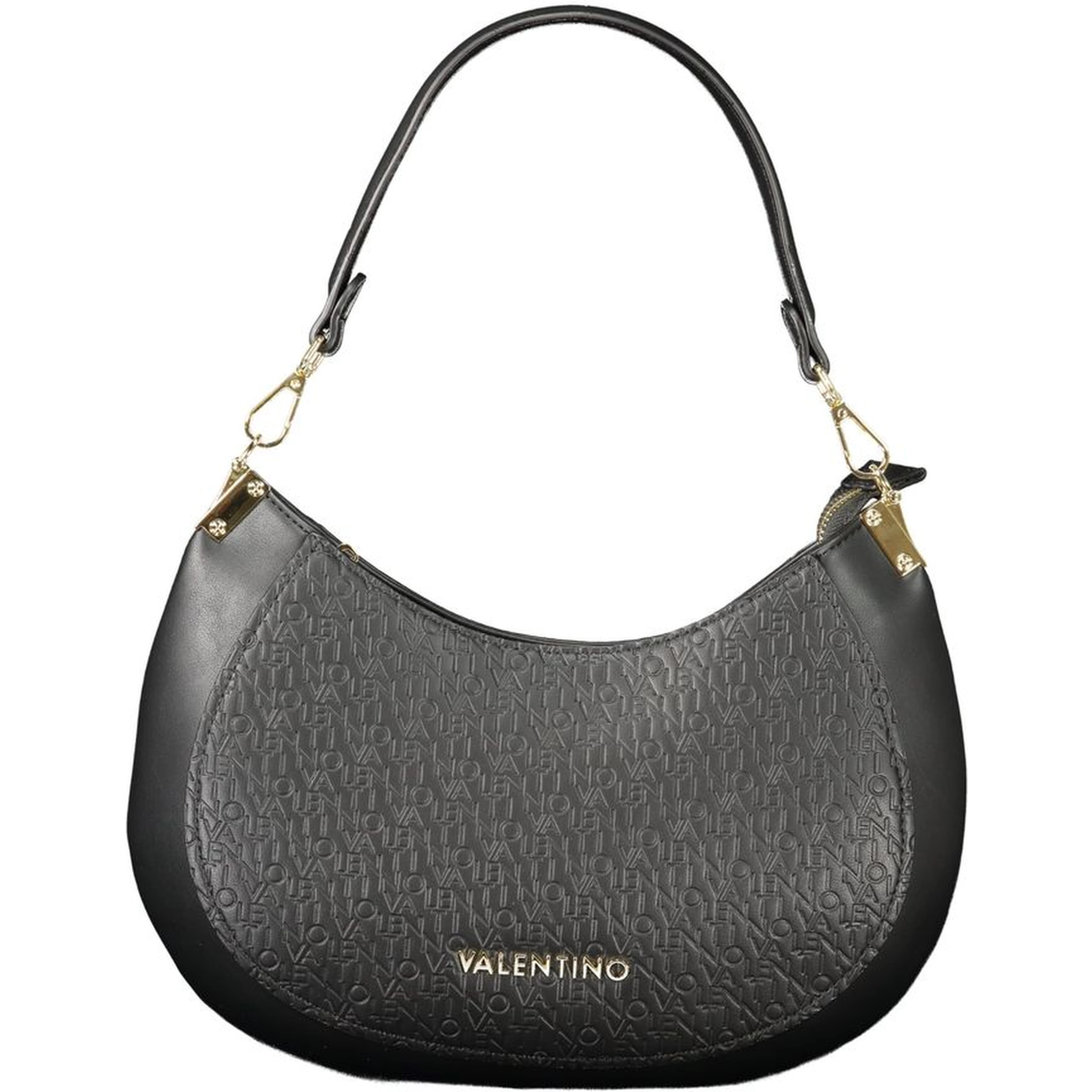 Black Polyurethane Women's Bag