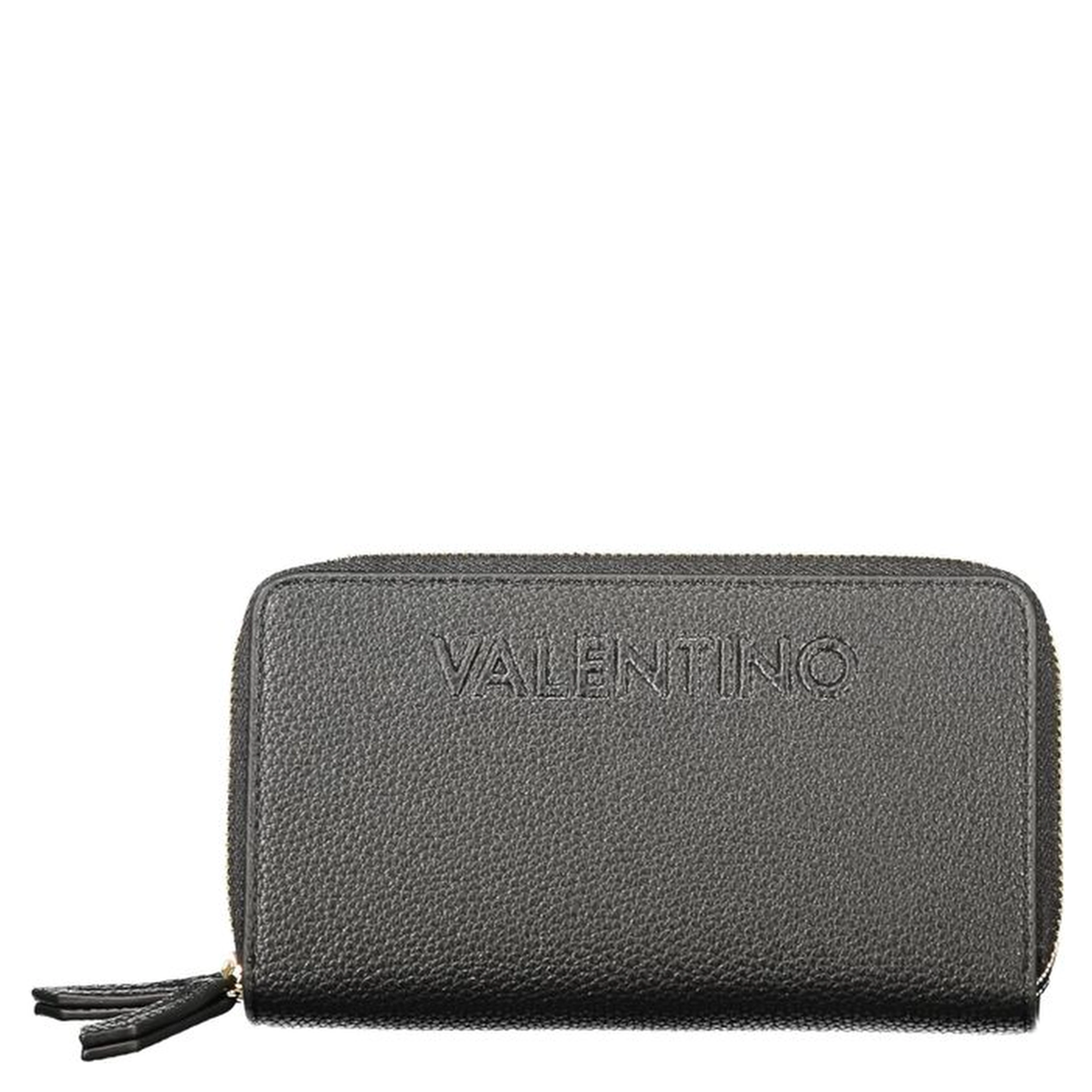 Black Polyurethane Women's Wallet