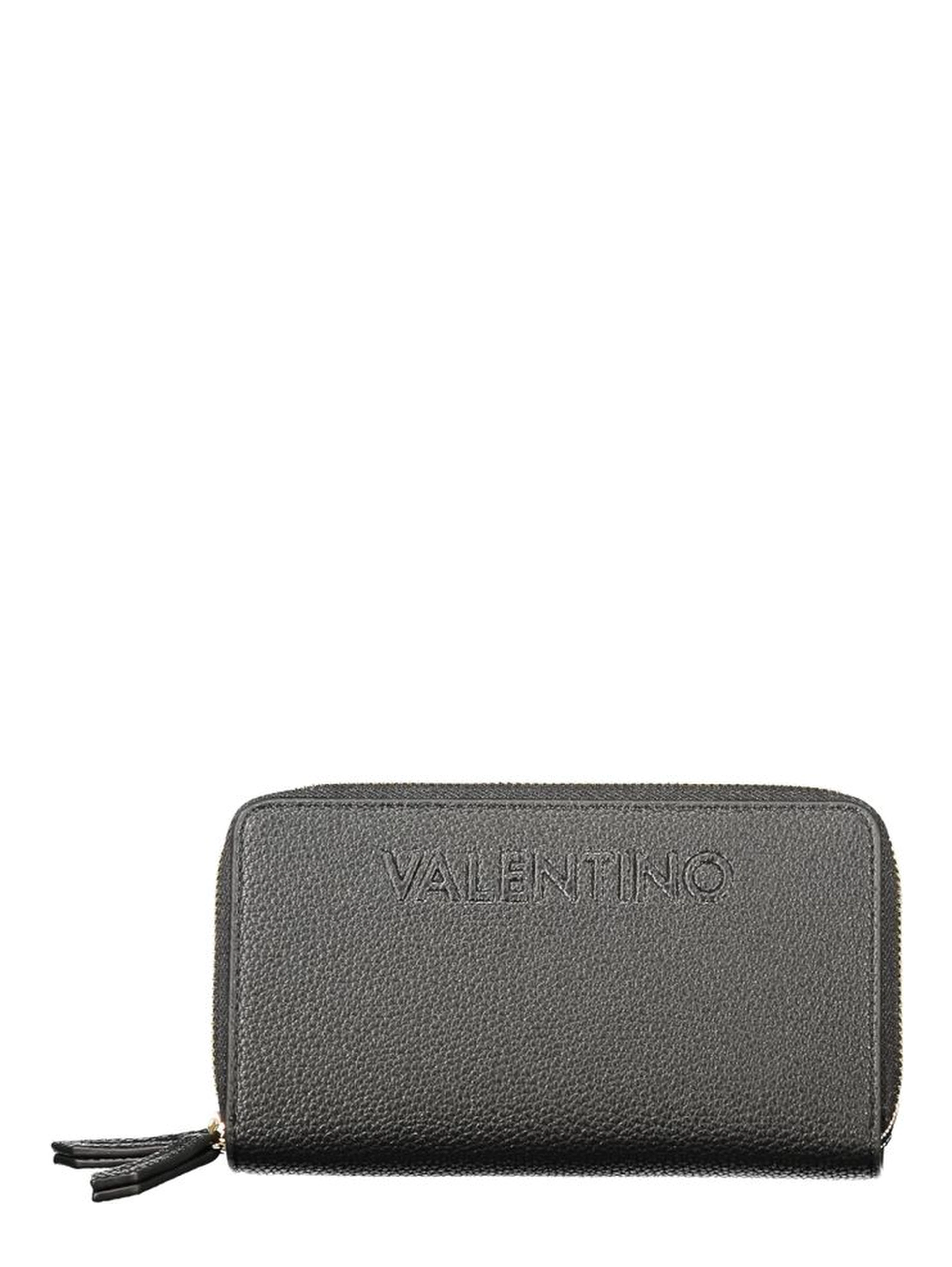 Black Polyurethane Women's Wallet